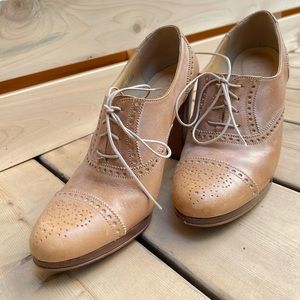 J. Crew Oxford Brogue Heels size 8.5